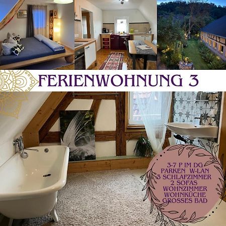 Ferieninrosengarten 1 Zi Appartement 190 Cm Deckenhoehe Oder Grosse 4 Zi Dg Whg Exterior foto